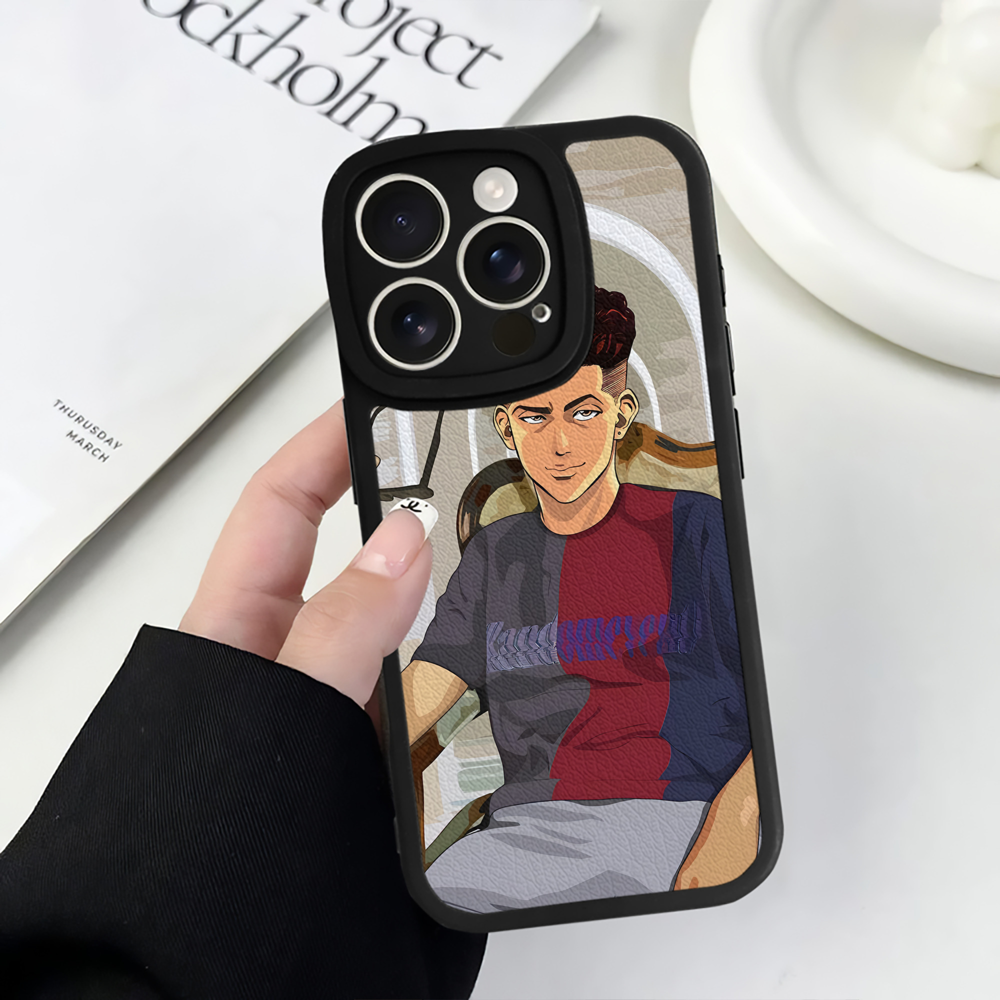 （画像用） SLAM DUNK／スラムダンク 【iPhone 16シリーズ対応】シリコンスマホケース（レザー調） 材質：シリコン